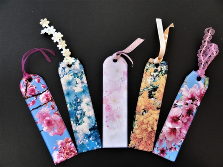JJ ASSORTED BOOKMARKS BLOSSOM by Valerie Spowart