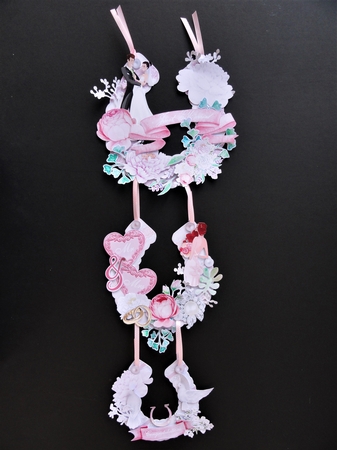 Going to the Chapel Hanging Horseshoes Trio by Valerie Spowart