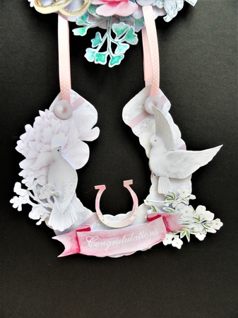 Going to the Chapel Hanging Horseshoes Trio by Valerie Spowart