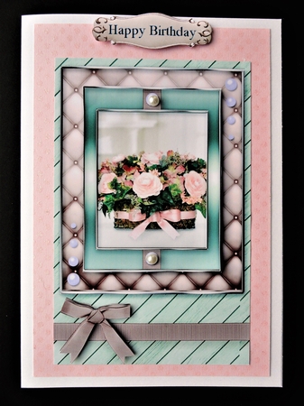 Birthday with love Quick Card by Valerie Spowart