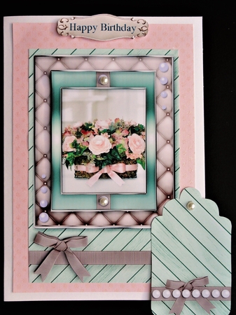 Birthday with love Quick Card by Valerie Spowart