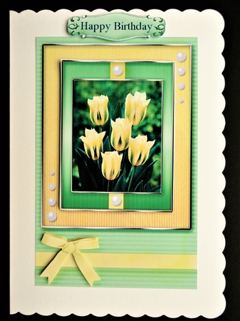 Birthday with love Quick Card by Valerie Spowart