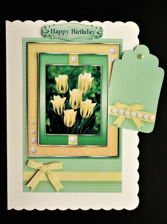 Birthday with love Quick Card by Valerie Spowart