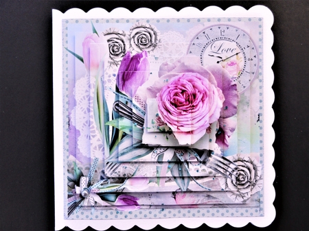 FLORAL IMPRESSIONS ALL OCCASIONS FOLD CARD PYRAMID KIT by Valerie Spowart