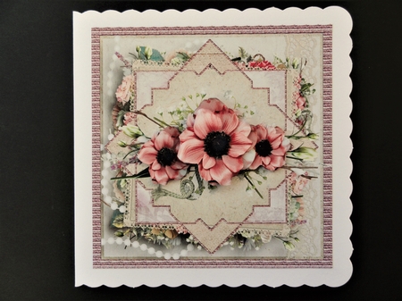 Floral diamond by Valerie Spowart