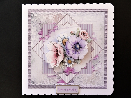 Floral diamond by Valerie Spowart