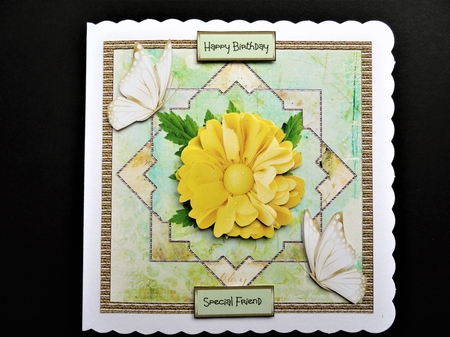 Floral diamond by Valerie Spowart
