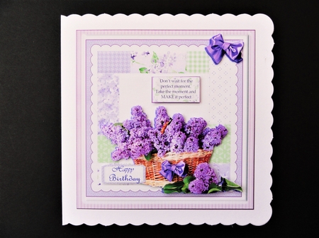 Flower Basket of Lilacs by Valerie Spowart