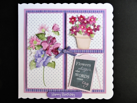Flowers lighten your day by Valerie Spowart