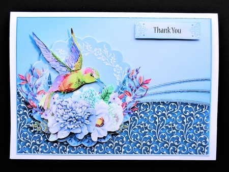 Hummingbird Bouquet Kit.1 by Valerie Spowart