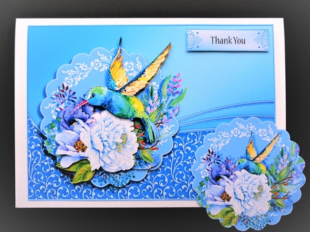 Hummingbird Bouquet Kit.5 by Valerie Spowart