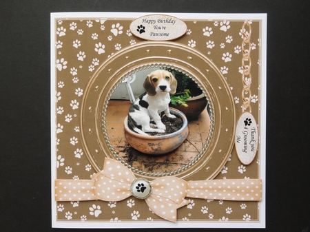 A CARD FROM THE DOG 1 MISC SENTIMENTS by Valerie Spowart
