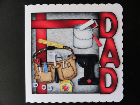 Over The Edge Dad Tools  by Valerie Spowart