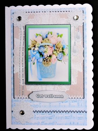 Shabby Chic Quick Card 2 by Valerie Spowart