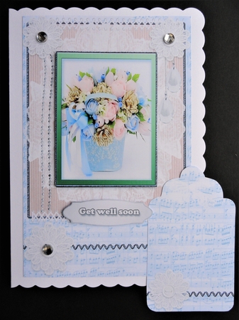 Shabby Chic Quick Card 2 by Valerie Spowart