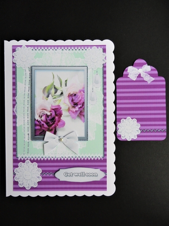 Shabby Chic Quick Card 2 by Valerie Spowart