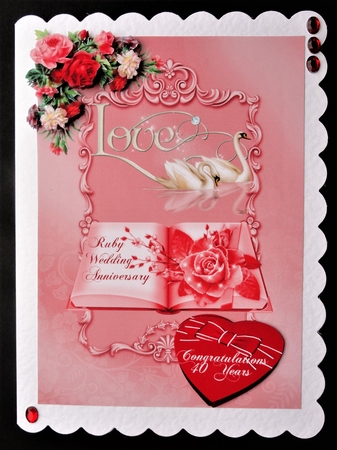 Ruby Wedding Anniversary by Valerie Spowart