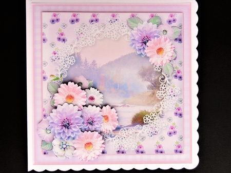 Misty Lake Decoupage Card Mini Kit by Valerie Spowart