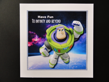 Buzz lightyear to infinity and beyond by Valerie Spowart