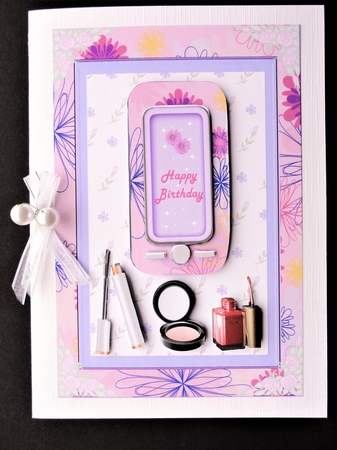 Floral Pink Mobile Topper by Valerie Spowart