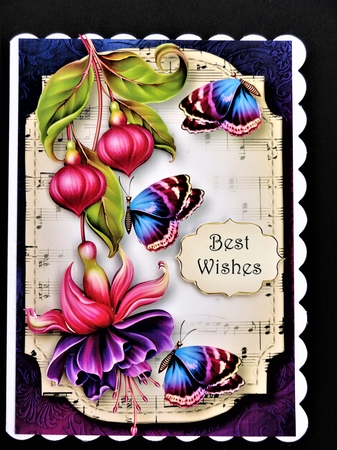 Sheet Music & Butterflies 1 Bumper Kit by Valerie Spowart