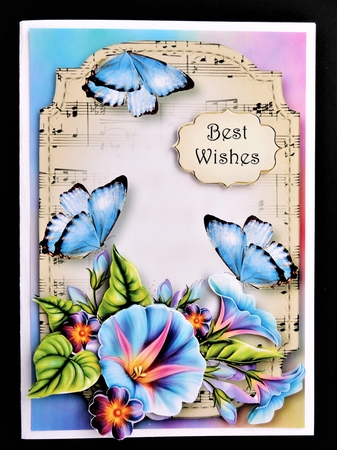 Sheet Music & Butterflies 1 Bumper Kit by Valerie Spowart