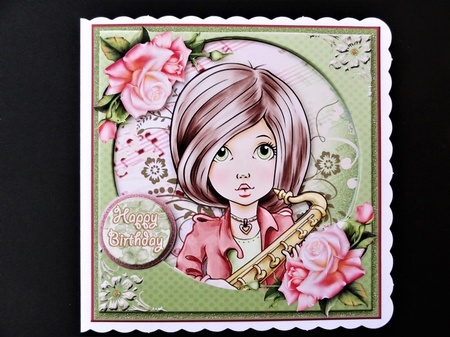 Mini Kit - Pretty Girl #7 For Birthday and lots of occasions by Valerie Spowart