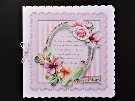 To Mum Floral Card Topper by Valerie Spowart