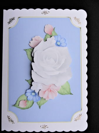 Rose Corner Step by Step 1 by Valerie Spowart