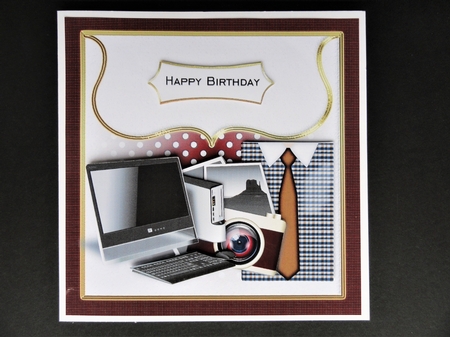 Envelop Male card Mini Kit by Valerie Spowart
