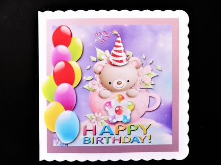 Teddy Birthday by Valerie Spowart