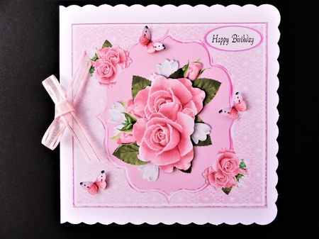 Pretty Pink Rose by Valerie Spowart