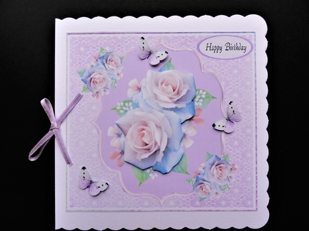Pretty Mauve Rose by Valerie Spowart
