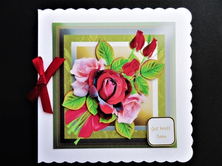 A Bunch Of Roses Step By Step by Valerie Spowart