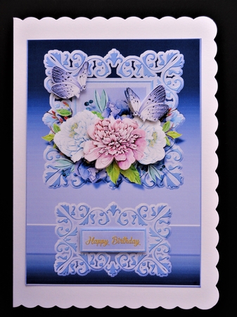 A5-Floral Foil Card Front Bumper Kit.1 by Valerie Spowart