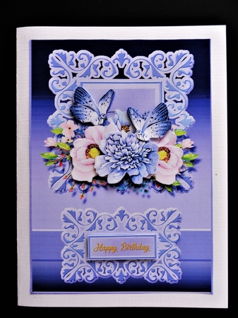 A5-Floral Foil Card Front Bumper Kit.1 by Valerie Spowart