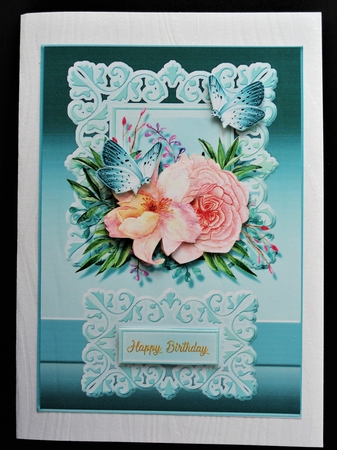 A5-Floral Foil Card Front Bumper Kit.2 by Valerie Spowart