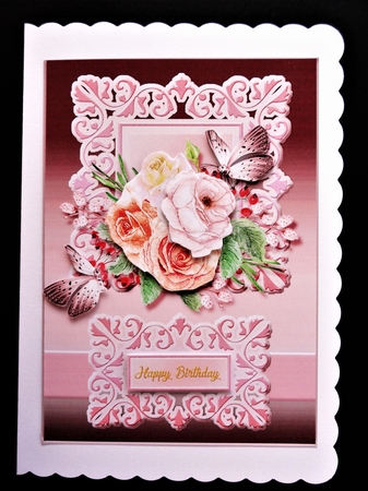 A5-Floral Foil Card Front Bumper Kit.2 by Valerie Spowart
