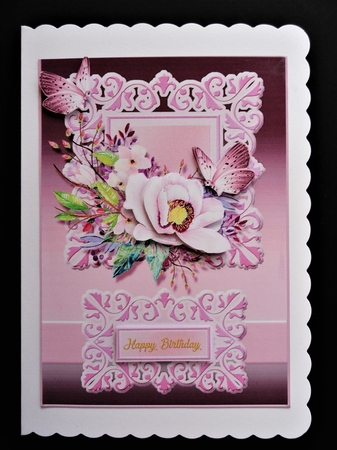 A5-Floral Foil Card Front-4 by Valerie Spowart