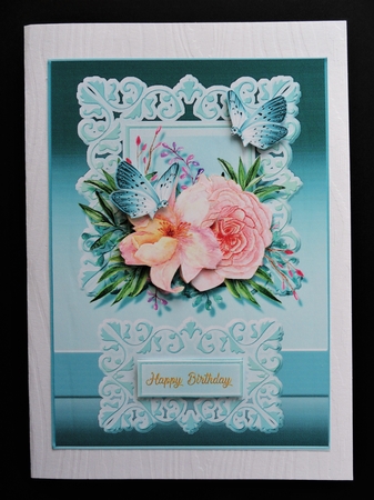 A5-Floral Foil Card Front-7 by Valerie Spowart