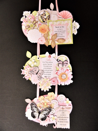 Inspirational Encouragement - Hanging Oval Plaques Trio by Valerie Spowart
