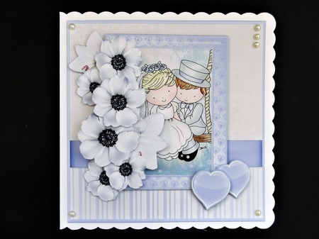 The Bride and Groom - Decoupage Card Mini Kit by Valerie Spowart