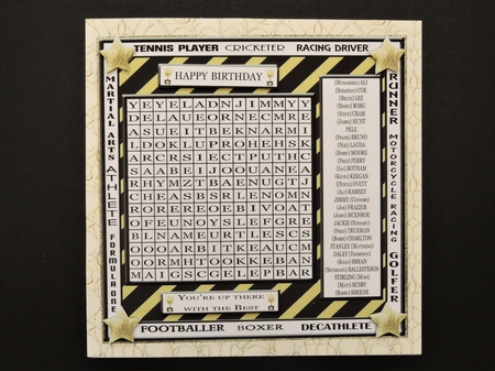 Wordsearch CLASSIC SPORTSMEN GREATS by Valerie Spowart