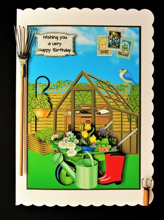 A garden in Summer A5 by Valerie Spowart