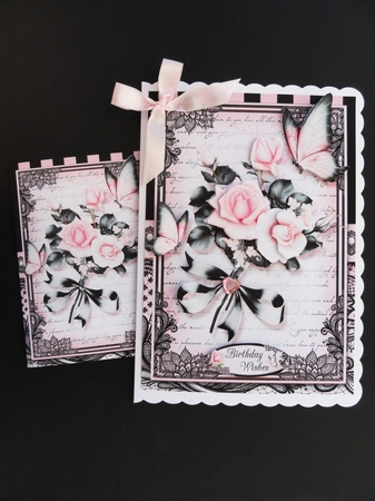 Pink and Black Blush by Valerie Spowart