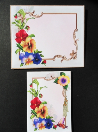Pansey riot with verse mini kit by Valerie Spowart