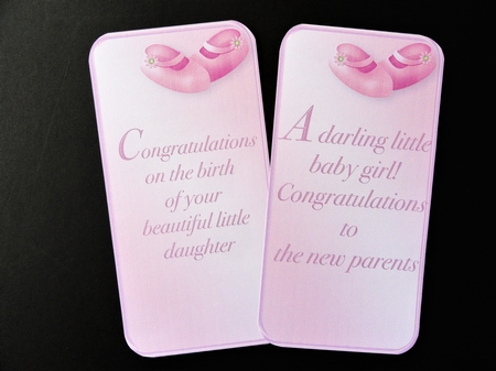 Little Baby Girl - Stand-up Envelope Card Mini Kit by Valerie Spowart