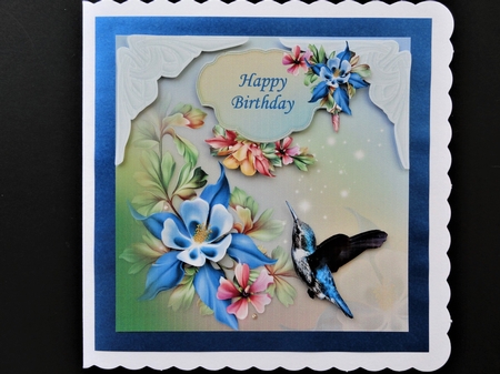 Hummingbird For Monica mini kit by Valerie Spowart