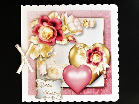 Hearts & Flowers Square Bumper Kit 3 by Valerie Spowart