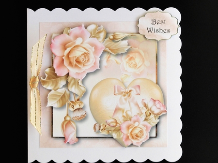 Hearts & Flowers Square Bumper Kit 3 by Valerie Spowart